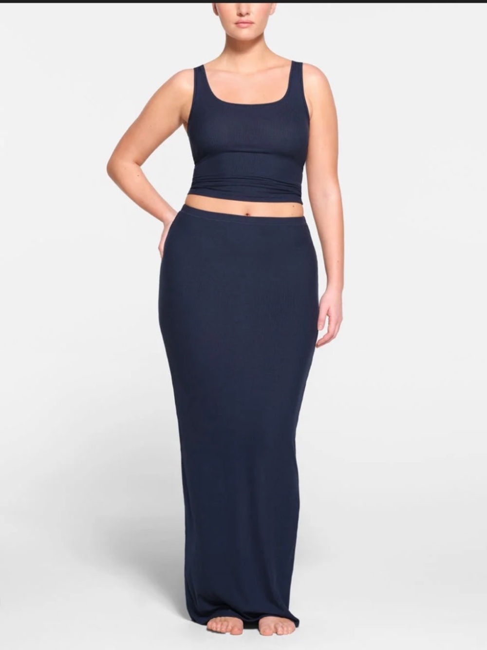 Soft Lounge Slip Skirt - M